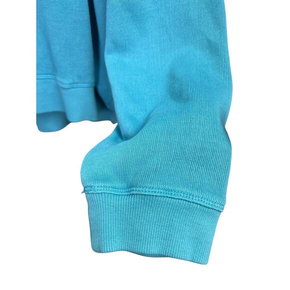 Tommy Bahama Relax Men's Quarter Zip Pullover Sweater XXL Teal Blue - Picture 8 of 11